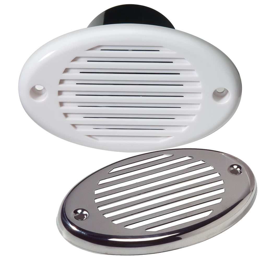 Innovative Lighting 540-0101-7 Marine Hidden Horn with Stainless Steel Overlay, White