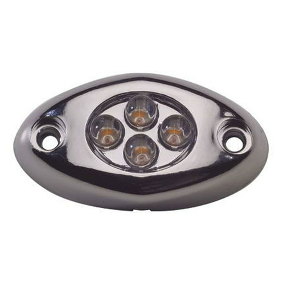 Innovative Lighting 004-5200-7 Surface Mount 4-LED Courtesy Light - White, Chrome Case