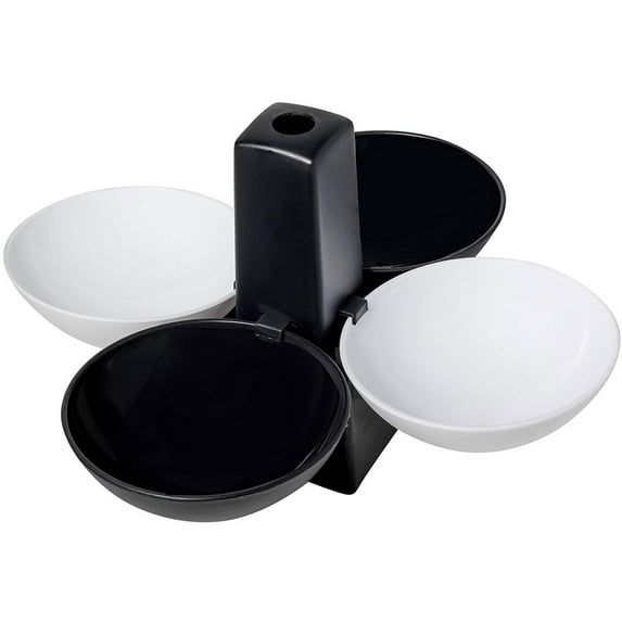 5 Piece Party Snack Melamine BPA-Free Lightweight 5" x 2" Serving Dips Bowls Set