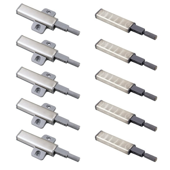 Innovative Magnetic Push-to-Open Latch, Stainless Steel Spring-loaded Plunger for Effortless Kitchen Cabinet Access, Soft Close Mechanism Ensures Quiet Closure, Easy Installation