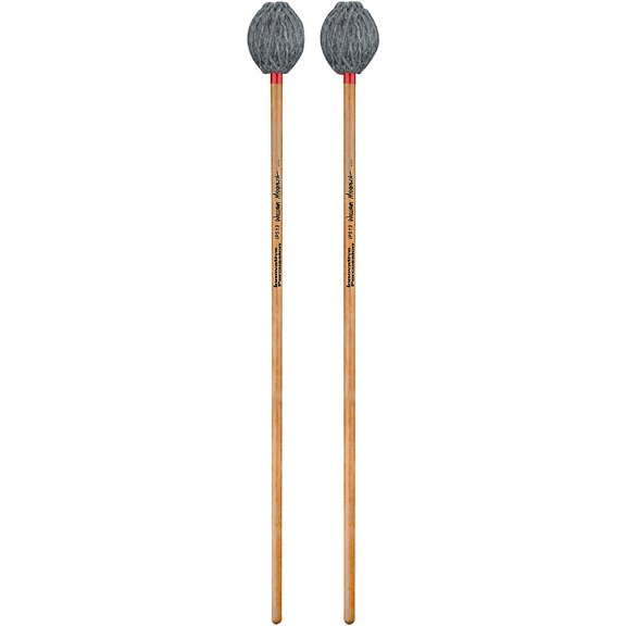 Innovative Percussion William Moersch Series Birch Handle Marimba Mallets Medium Hard Heather Gray Yarn