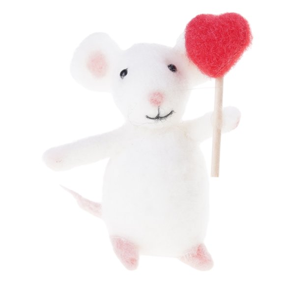 Innovative Needle Crafting Starter Pack Heart Formed Toy For New Craft And Children Art Project