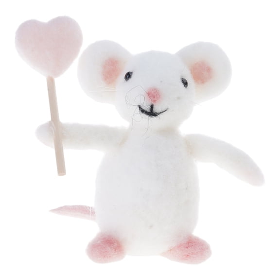 Innovative Needle Crafting Starter Pack Heart Formed Toy For New Craft And Children Art Project