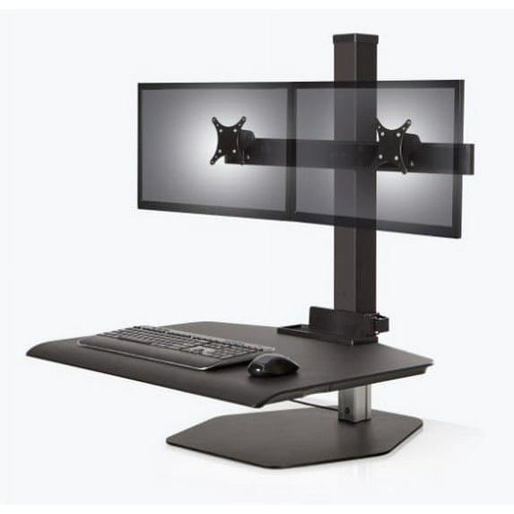 Innovative Office Products Dual Monitor Freestanding Sit Stand