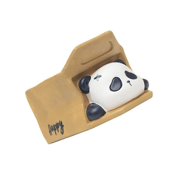 Innovative Panda Planter Shape Resin Plant Pots Decorative Pen Container Indoor Desk Decoration