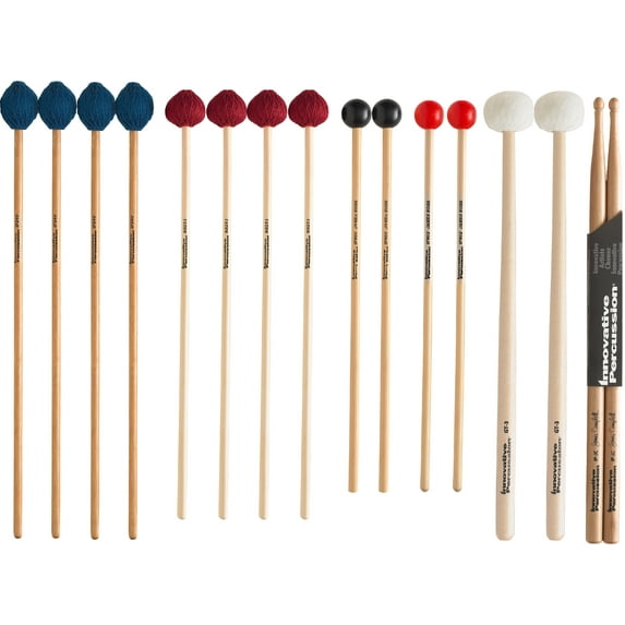 Innovative Percussion FP3 Fundamental Series College Primer Pack w/ Stick Bag