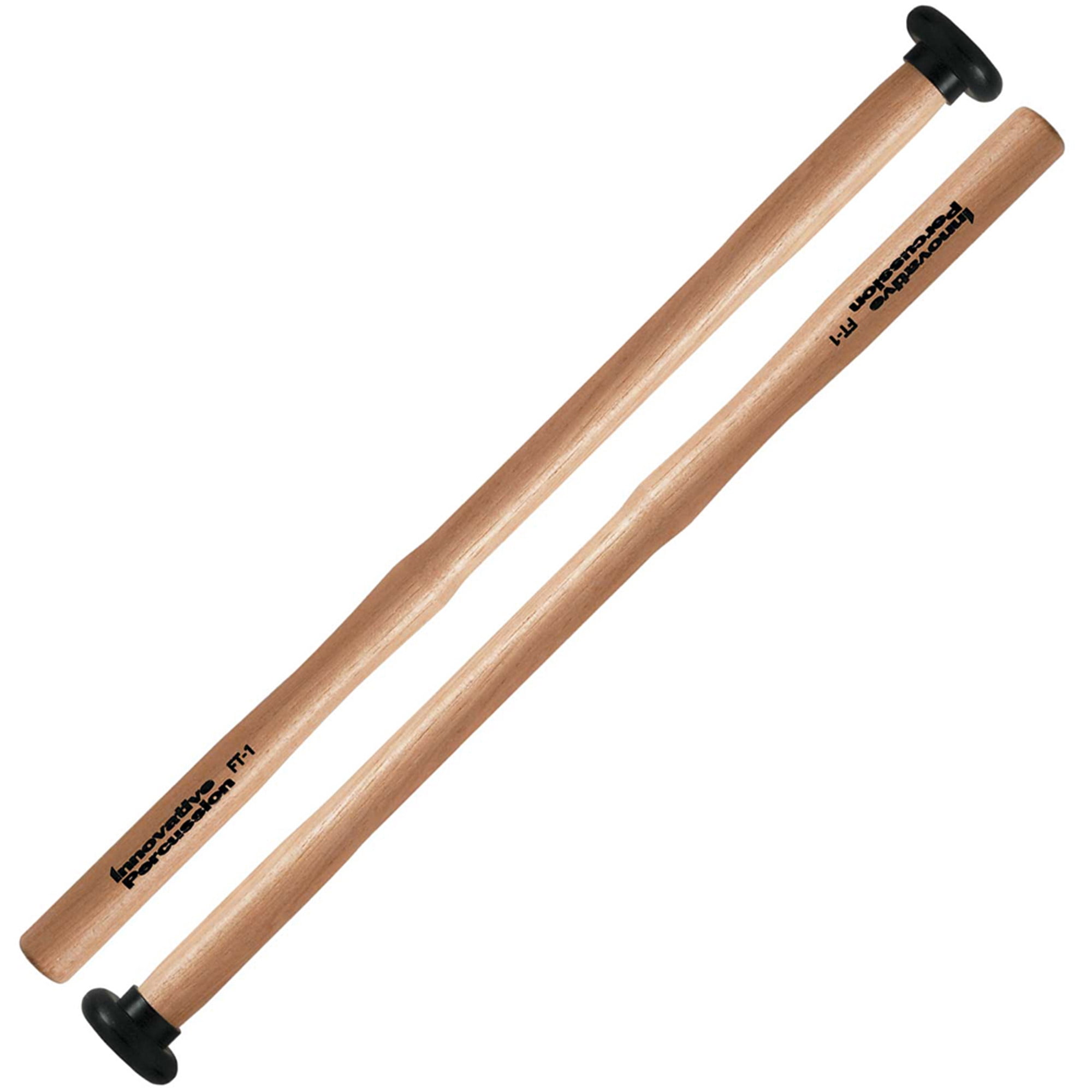 Innovative Percussion FT1 Marching MultiTom Mallets w/ Heartwood Hickory Shafts