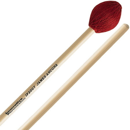 Innovative Percussion IP2007 James Ancona Series Hard Vibraphone/Marimba Mallets w/ Rattan Handles