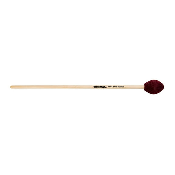 Innovative Percussion Sandi Rennick Marimba Birch Mallets Cranberry Yarn Wrapped