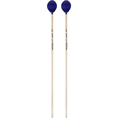 Innovative Percussion Mark Ford Series Birch Handle Clear Articulation Marimba Mallets Very Hard Purple Yarn