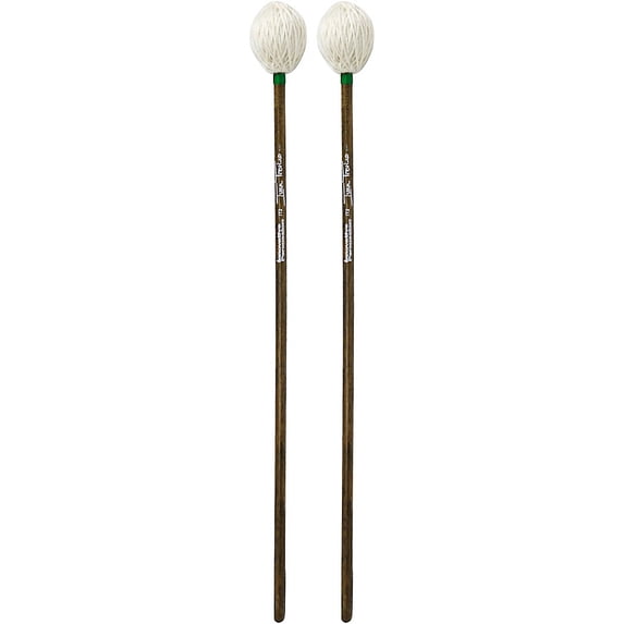 Innovative Percussion Ivan Trevino Walnut Stained Birch Marimba Mallets Medium Dark White Yarn