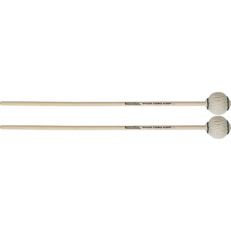 Innovative Percussion Medium Extra Soft Marimba Mallets - Off-white Yarn - Birch