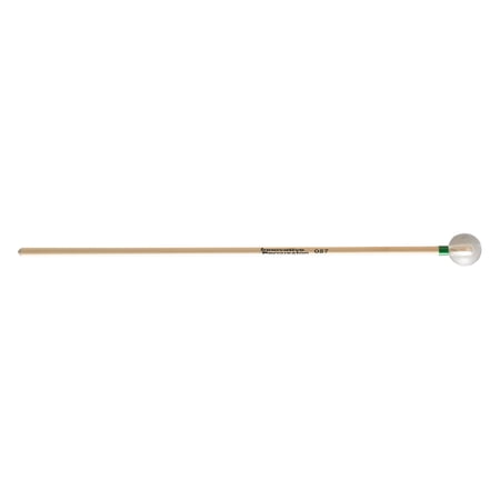 Innovative Percussion OS7 Orchestral Series Very Bright 7/8" Clear Glockenspiel Mallets w/ Rattan Handles & Green Stripe