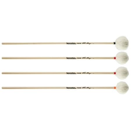 Innovative Percussion PIUSGSB Pius Cheung Graduated Marimba Mallet Set w/ Birch Handles - White Yarn