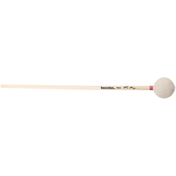 Innovative Percussion Pius Cheung Bass Marimba Mallets Medium Soft/White Yarn Rattan