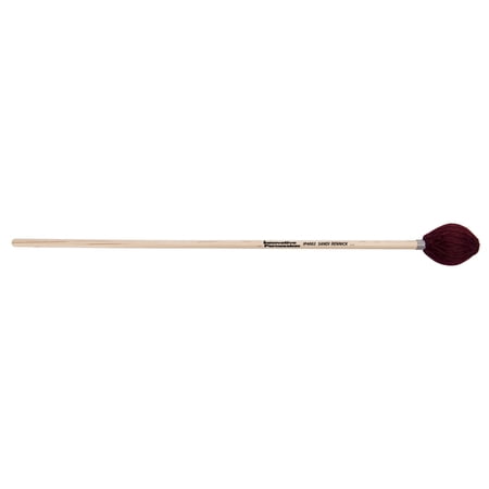 Innovative Percussion Rennick Cranberry Yarn Medium Marimba Mallets - Birch