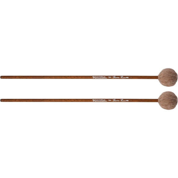 Innovative Percussion Thomas Burritt Series Ramin Marimba Mallets Medium Hard Mocha Yarn