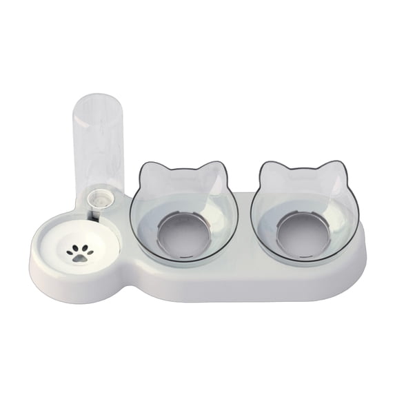 Innovative Pet Automatic Water Dispenser with Double Bowls for Feeding ...