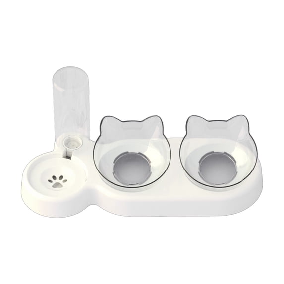Innovative Pet Automatic Water Dispenser with Double Bowls for Feeding ...