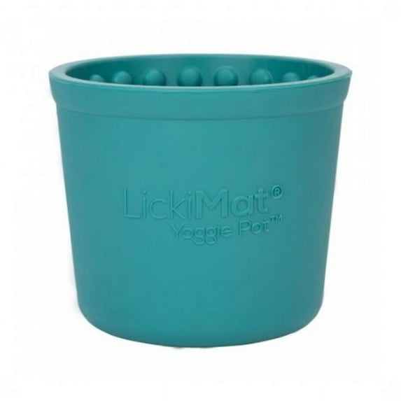 Innovative Pet Products 136385 Yoggie Dog Feeder - Turquoise