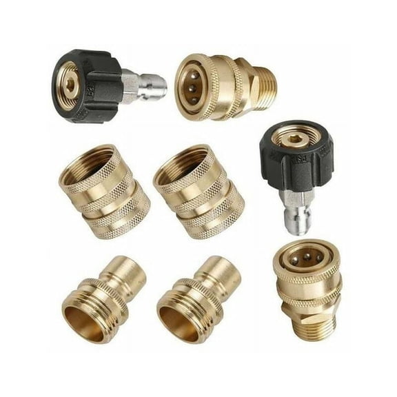 Innovative Pressure Washer Adapter, Designed For Hassle-Free Connections, 3/8 Inch Quick Connector Ensures Rapid And Secure Attachments, Stainless Steel Construction For Unmatched