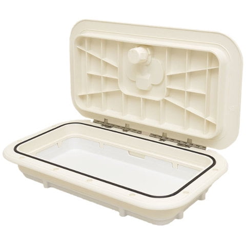 Innovative Products Boat Utility Hatch 529-043 | Arctic White 8 x 14