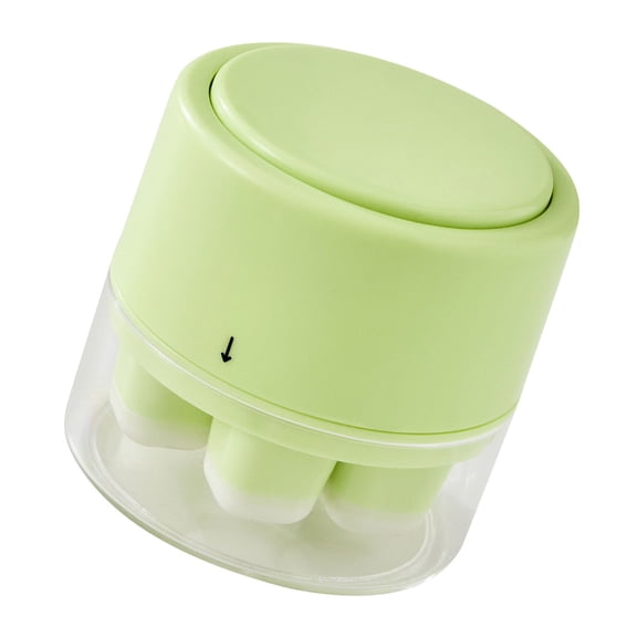 Innovative Push Bottom Ice Cubes Tray Holds 7 Cubes Sturdy Food Grade Dishwasher Safe Ice Tray