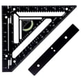 thumbnail image 1 of Innovative Rafter Square Tool Rafter Square Tool Adjustable Carpentry Squares High Precision Aluminum Alloy Triangle Ruler With Block 1ml, 1 of 8