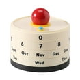 thumbnail image 1 of High Aesthetic Rotating Perpetuals Calendar Desk Accessories Ideal For Women Creative Homes Lover Creative Individuals, 1 of 3
