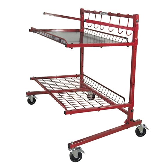 Innovative SSPC-A Parts Cart-A 2-Shelf Mobile Storage Rack - Walmart.com