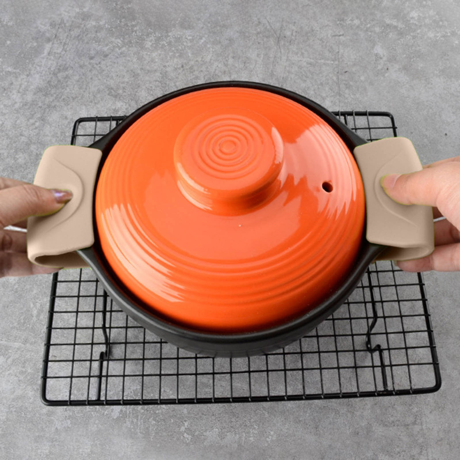 Innovative Silicone Pot Handle Covers, Hearing Protection for Pans and ...
