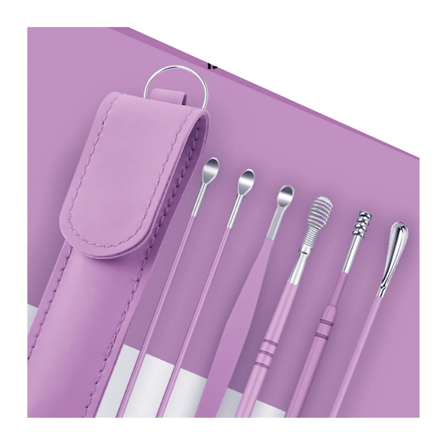 Innovative Spring Ear Wax Cleaner Tool Set,Ear Curette Ear Wax Remover ...