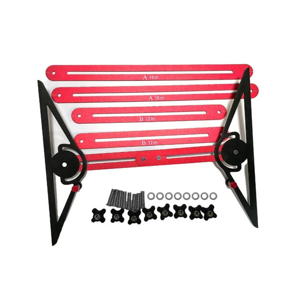 Innovative Stair Treads Template Tool for Precise Measurements and Shelf Layout in DIY and Professional Use