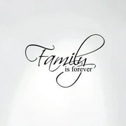 Innovative Stencils Family Is Forever Vinyl Wall Decal Art Saying Home Decor Sticker (20" Wide X 13" High) #1225