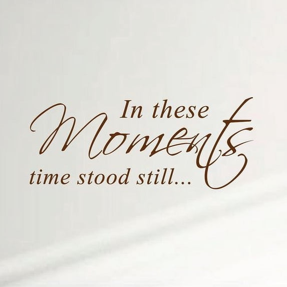 Innovative Stencils 'In These Moments Time Stood Still' Home Wall Decal