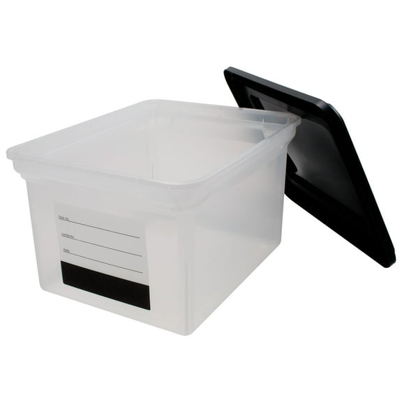 Innovative Storage Designs File Tote with Contents Label