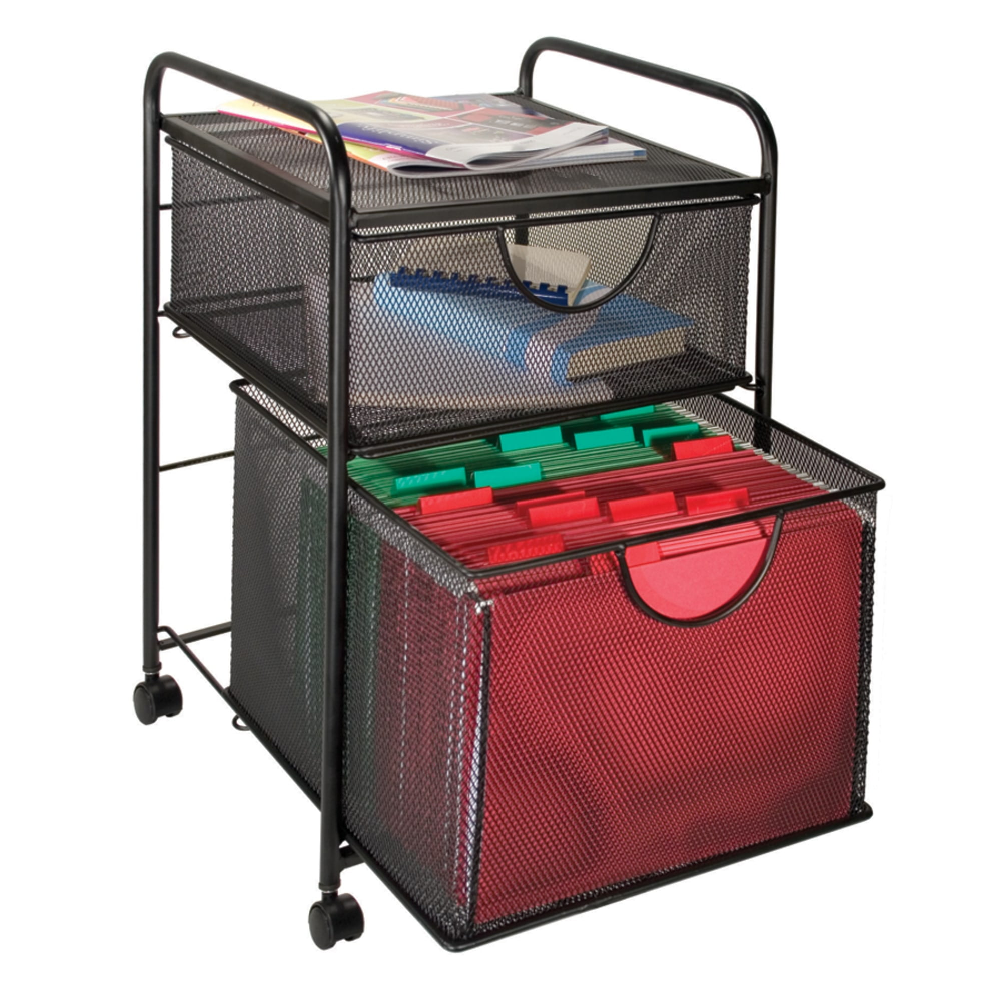 Innovative Storage Designs Mesh Hanging File And Storage Cart - Walmart.com
