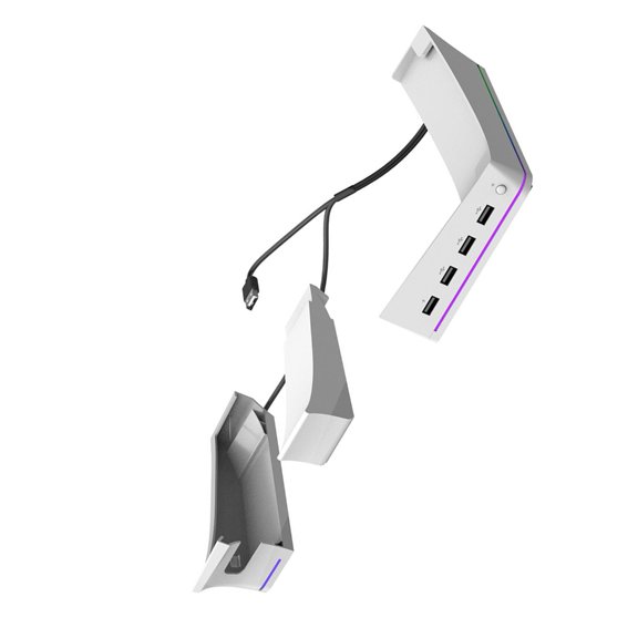 Innovative Storage USB Expansion Stand ABS Bracket with 4 USB Port Lightweight Base Suitable for
