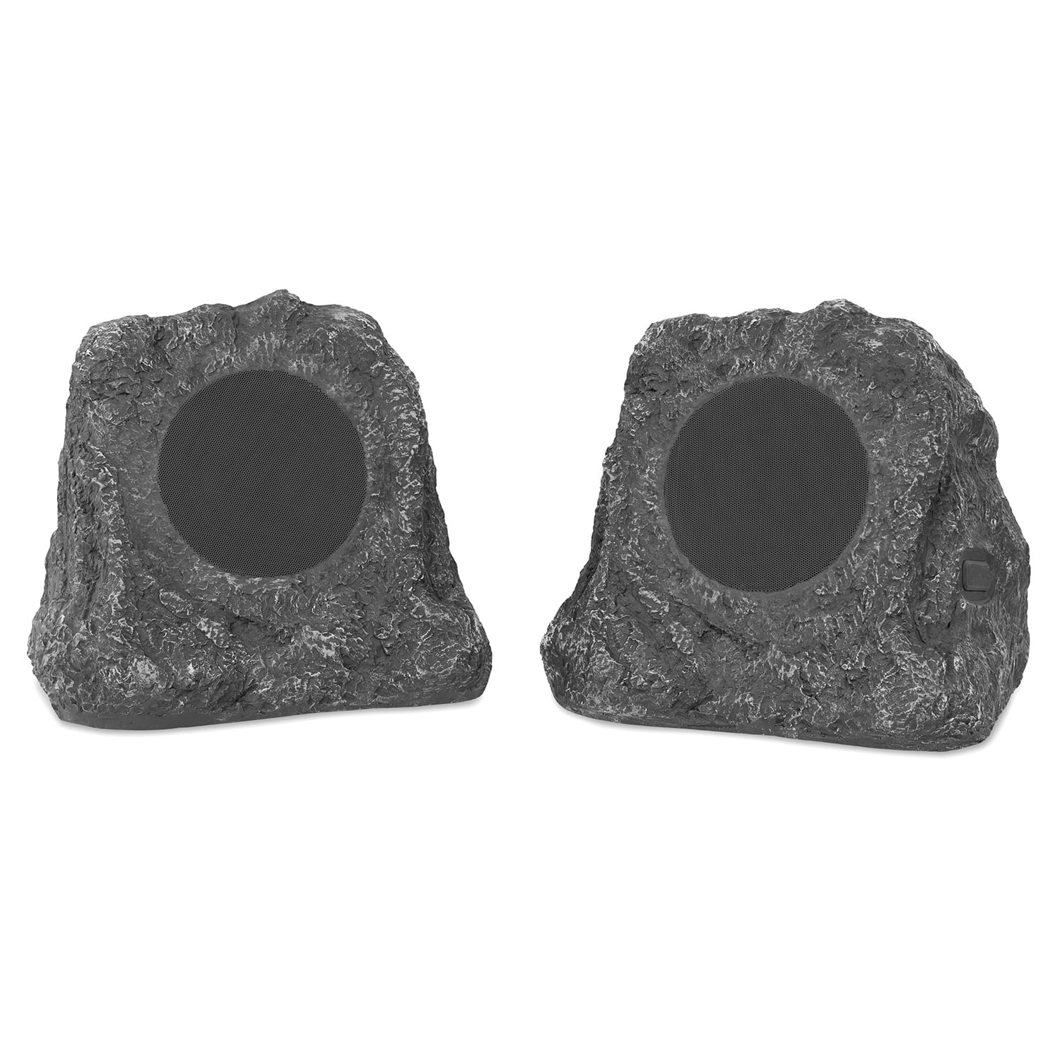 White Waterproof Bluetooth Outdoor Rock Speakers Set