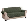thumbnail image 1 of Innovative Textile Solutions 1-Piece Hudson Sherpa Waterproof XL Sofa Furniture Cover, Hunter Green, 1 of 2