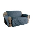 thumbnail image 1 of Innovative Textile Solutions 1-Piece Microfiber Solid Ultimate XL Sofa Furniture Cover Slipcover, Slate Blue, 1 of 7