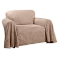 thumbnail image 1 of Innovative Textile Solutions 1-Piece Plush Damask Throw Chair Slipcover, Blush, 1 of 3