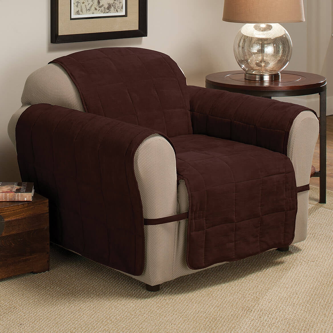 Faux suede chair covers new arrivals