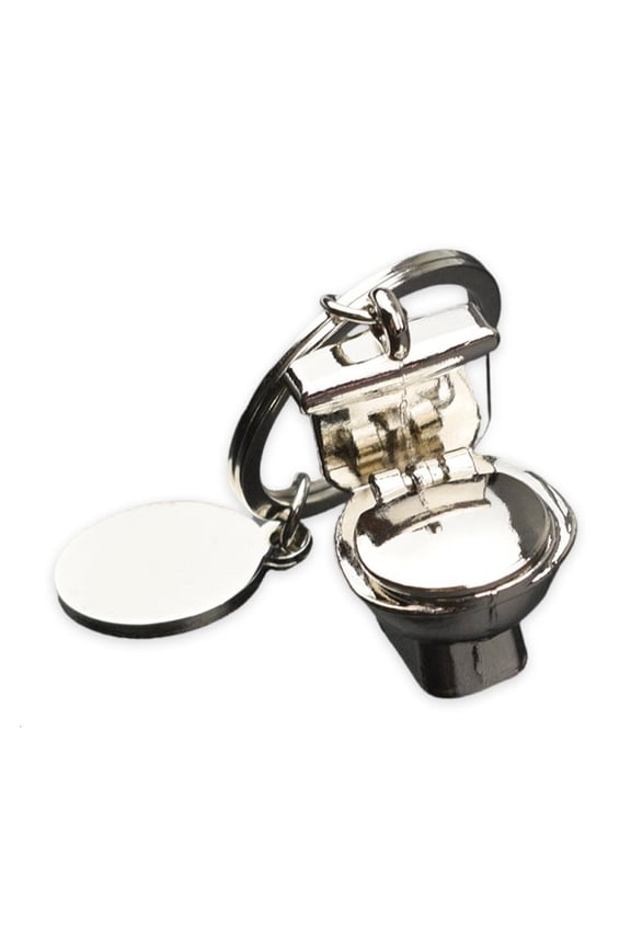 Innovative Toilet Keychain Funny Key Holder Portable Key Accessory Unique Gift
