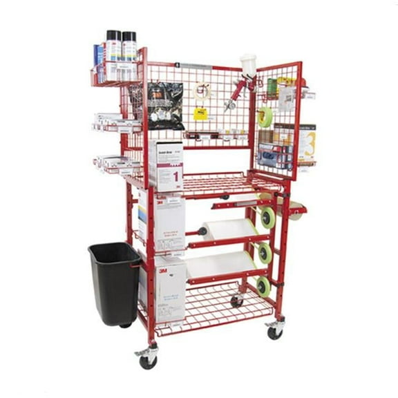 Innovative Tools & Technology I-MCWM Mobile Painters Prep Supply Cart with Masker