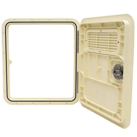 Innovative Vertical Console Boat Hatch | 521-008SC 16 x 18 Dream White