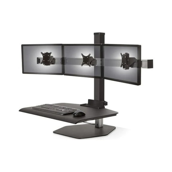 Innovative Winston Workstation Triple Freestanding Sit-Stand