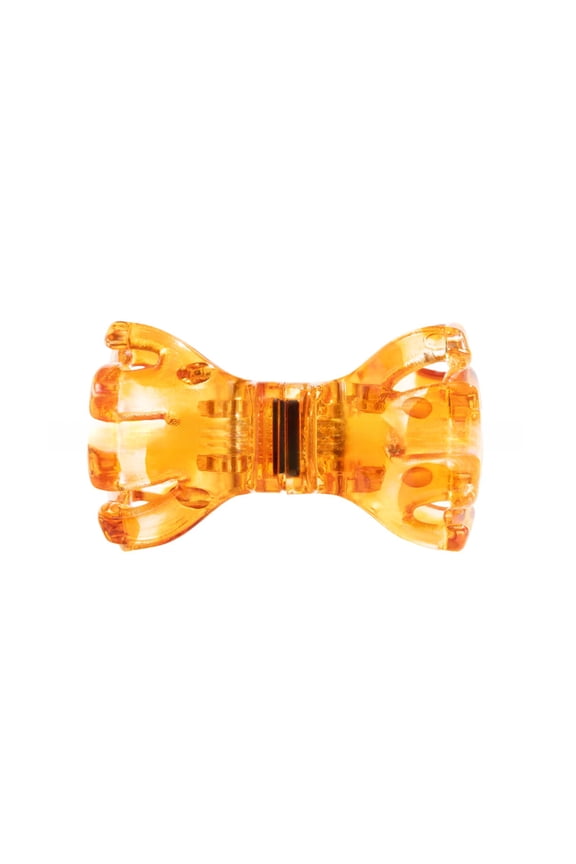 Innovative magnetic bow hair clip, 4-color plastic medium-sized claw clip, strong grip mini hair clip, non-slip hair accessory suitable for both thick and thin hair