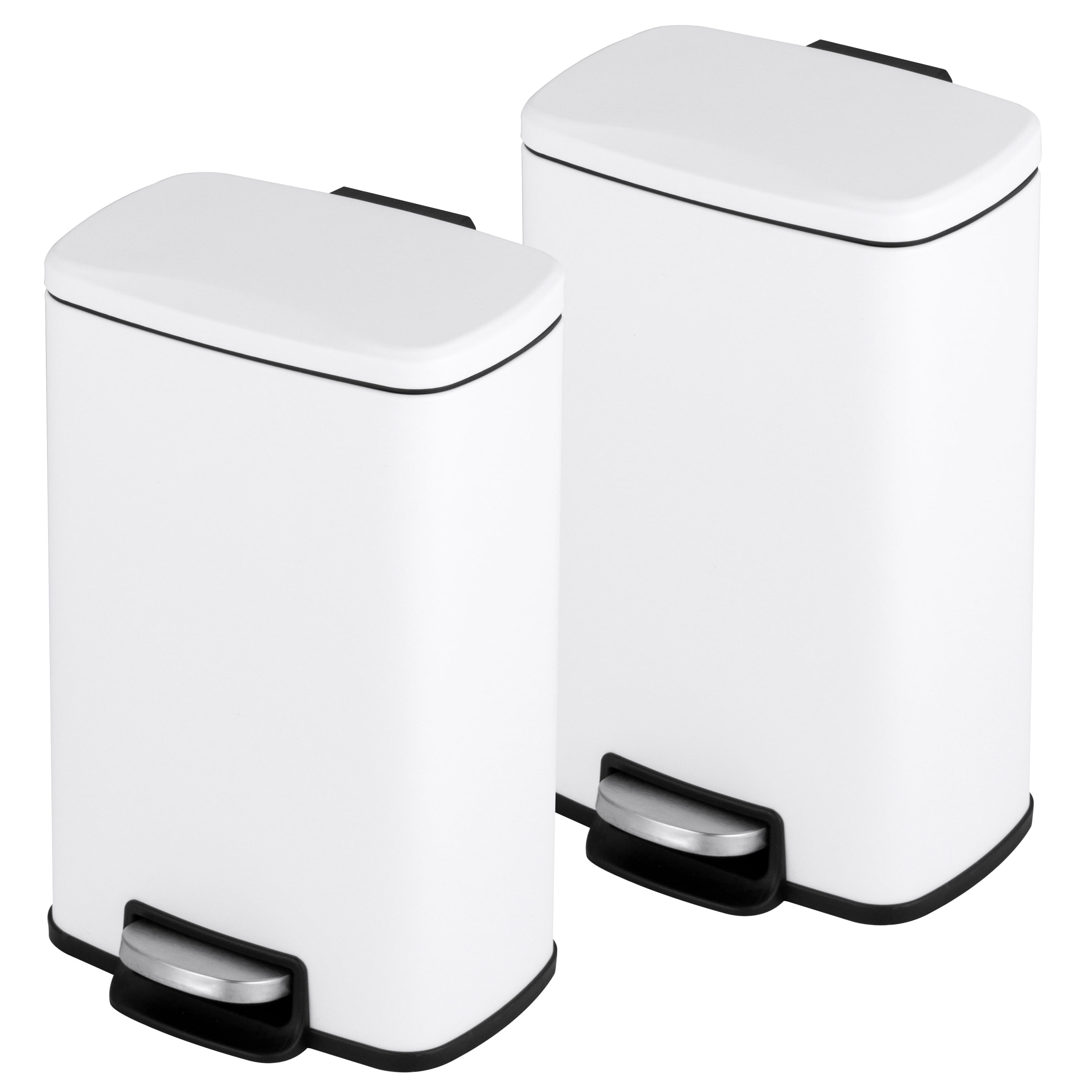 Indoor & Outdoor Trash Bins in Waste Management | White - Walmart.com