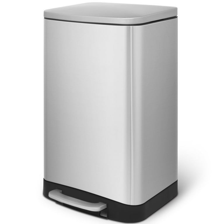 Innovaze 10.6 Gallon Trash Can Rectangular Step on Kitchen